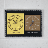 “Time is on my side now” double wall clock (2nd generation #006)