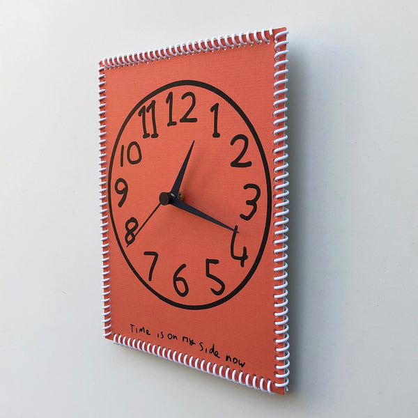 “Time is on my side now” wall clock (numbers #3)