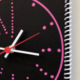 “Time is on my side now” wall clock (dots #7)
