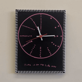 “Time is on my side now” wall clock (dots #7)