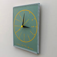 “Time is on my side now” wall clock (dots #8)
