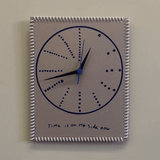 Time is on my side now” wall clock (dots #9)