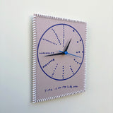 Time is on my side now” wall clock (dots #9)